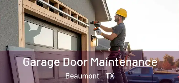 Garage Door Maintenance Beaumont - TX