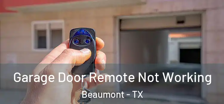  Garage Door Remote Not Working Beaumont - TX